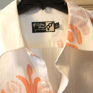 Authentic Golden Breed Men's Casual cotton button down beach surf style shirt L